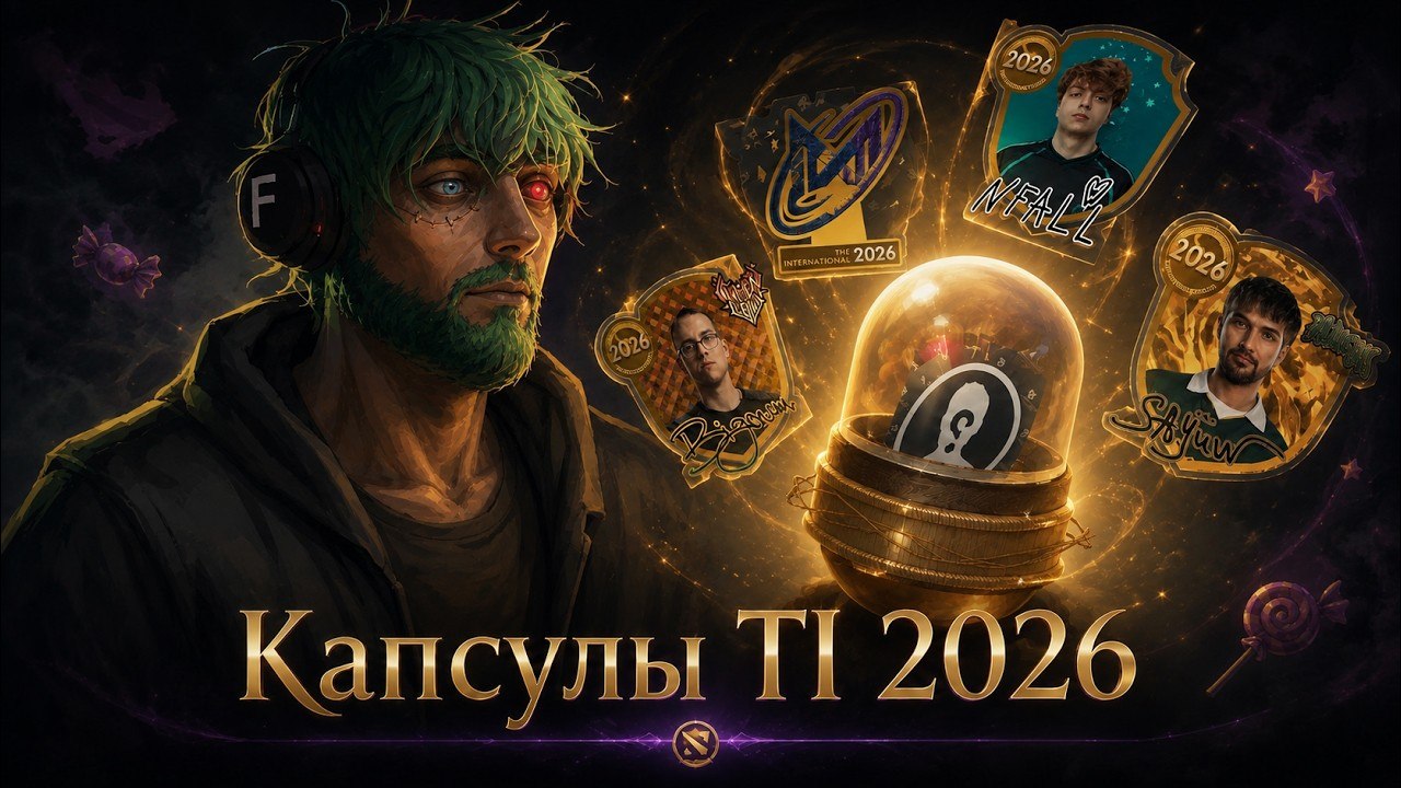 А теперь 50 Капсул Ti 2026 с игроками и командами