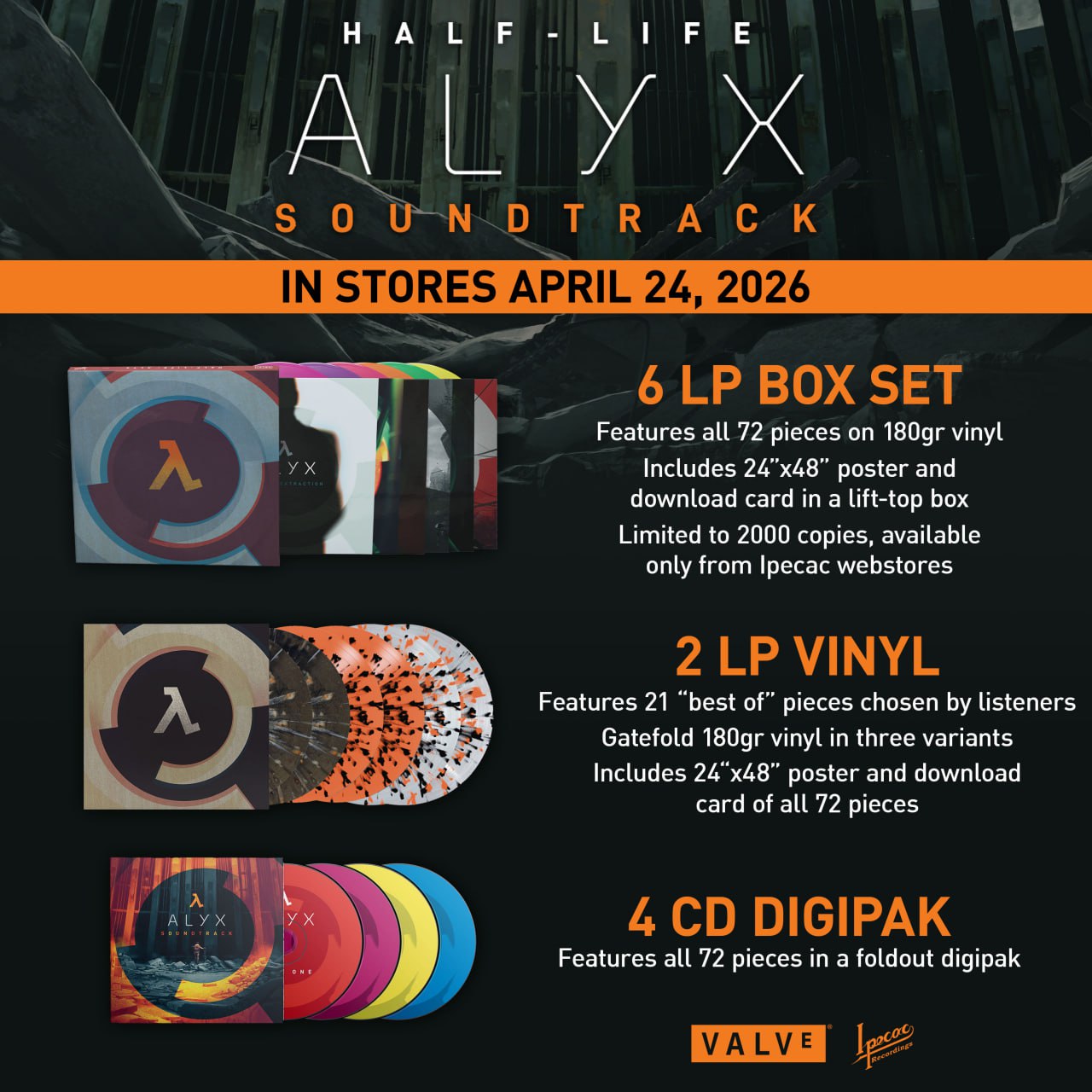 Я купил Half Life. Valve [анонсировали](http://valve.lnk.to/hla) саундтрек к Half Life: Alyx в разны...