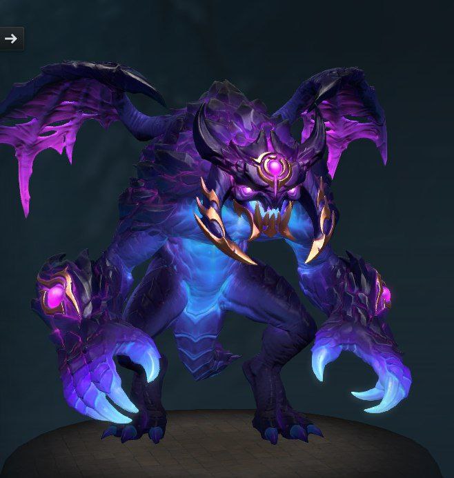 В игре появился скин на Рошана. Правда указан он как часть набора с Аегой прошлого Инта.