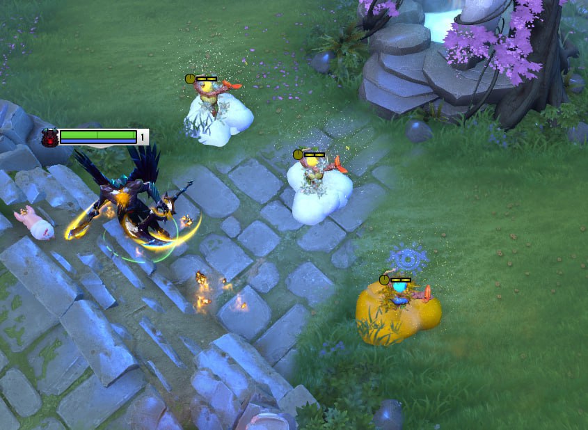 Багованные варды (только сентри) наследуют цвет эффекта от гема Арканы ТБ \ Течки.